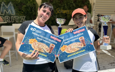 Valentina Arcedo y Mónica Arcedo, Campeonas del 28º Torneo Circuito Telepizza Padres e Hijos Nivel 2