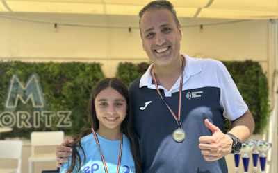 Isolda Córdoba y Joan Carles Córdoba, Campeones de Consolación del 28º Torneo Circuito Telepizza Padres e Hijos Nivel 3
