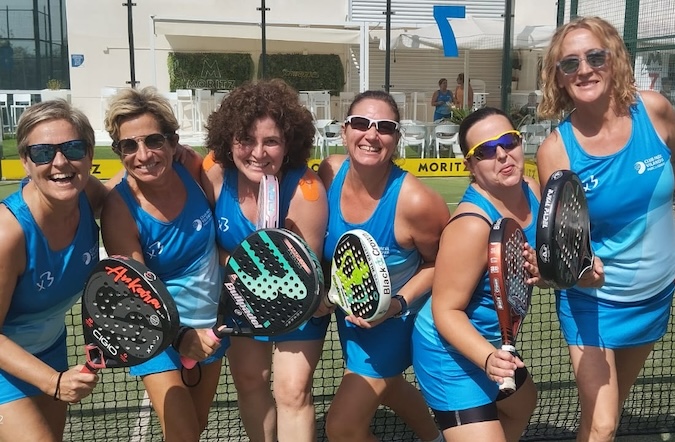 Derbi entre los equipos Padelcat Femenino E y Femenino C