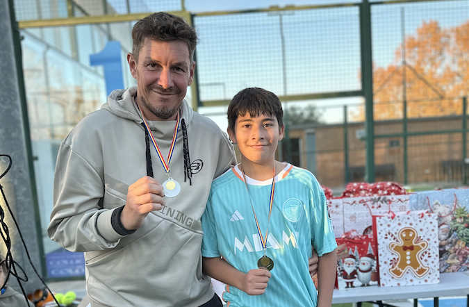 Noha Librante y Pablo Nárvaez, Campeones de Consolación del 30º Torneo Circuito Telepizza Padres e Hijos Nivel 2