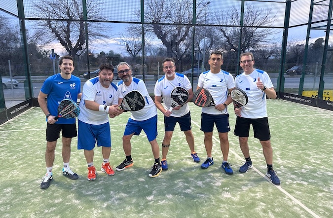 Derbi entre los equipos Padelcat Masculino E y Masculino B