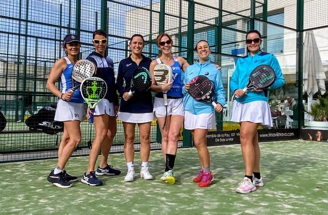 Nuestro equipo Padelcat Femenino A gana 3-0 al Club Tennis Vilanova