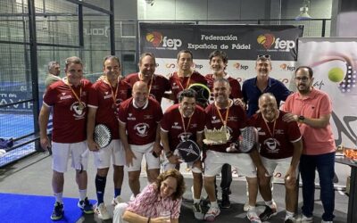 CLUB PADEL VILANOVA A – ASEMED, Campeón de España por Equipos de 1ª categoría Veteranos +50